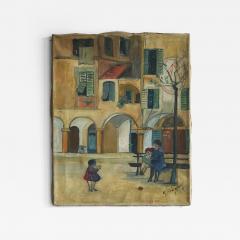 Fritz St ger Fritz St ger Wonderful and Highly Naive Oil on Canvas Switzerland 1928 - 4469383