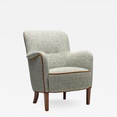 Frode Holm Armchair in Boucl by Frode Holm attr for Illums Bolighus Denmark 1960s - 2015726