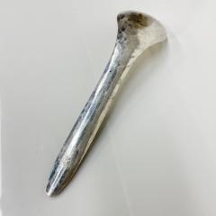 From CANADA by ACME Inuit Totem Salad Server Fork Vintage Hammered Silverplate - 2302001