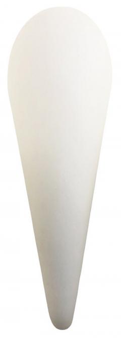 Frosted Glass Cone Sconces Italy 1960 s - 1092036