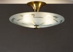 Frosted glass ceiling lamp - 4718932