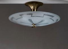 Frosted glass ceiling lamp - 4718933