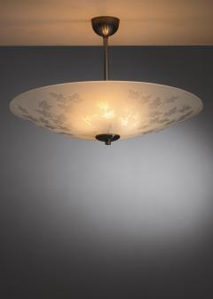 Frosted glass pendant - 3708987