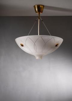 Frosted glass pendant lamp - 3388983