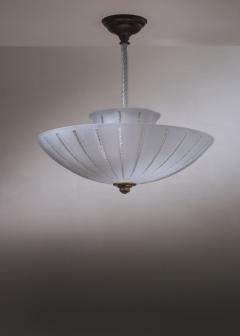 Frosted glass pendant lamp - 3607011