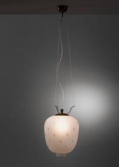 Frosted glass pendant lamp - 4015719