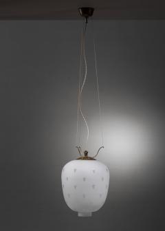 Frosted glass pendant lamp - 4015720