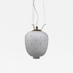 Frosted glass pendant lamp - 4016799