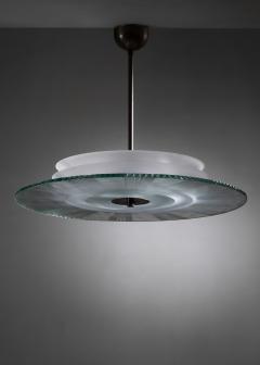 Frosted glass pendant lamp - 4343404