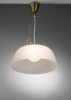 Frosted glass pendant lamp - 4384294