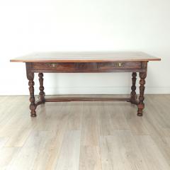Fruitwood French Dining Table with Antique Elements - 4152023