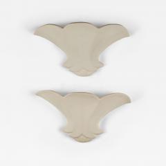 Fulham Pottery Large pair of 1940s Fulham Pottery wall brackets - 4361742