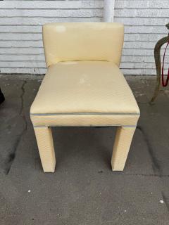 Fully Upholstered Parsons Style Vanity Stool - 4489027