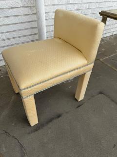 Fully Upholstered Parsons Style Vanity Stool - 4489064