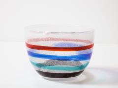 Fulvio Bianconi Pulegoso Glass Bowl by Fulvio Bianconi for Cenedese - 2805609