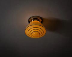 Functionalist Flush Mount Ceiling Light 1950s - 3451732