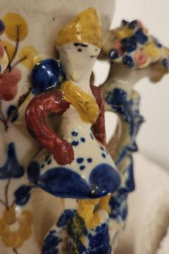 Funny Rare 19th C Spanish And jar Grotesque Jar  - 4702418