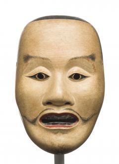 Fuseki Nakamura Fine and Rare Noh Mask by Nakamura Fuseki 1824 Edo Period - 1615863