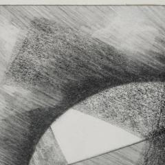 Futurist Abstract Drawing Fortunate 98 in Pencil and Charcoal 1997 - 1700475