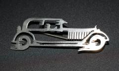 Futurist Car Brooch Streamlined Automobile Pin - 1809141