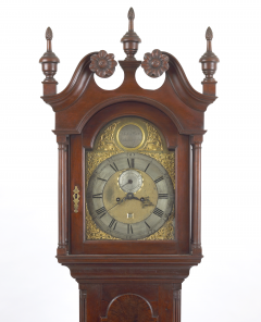 Walnut Tall Case Clock with Eight Day Movement - 10753