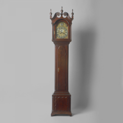 Walnut Tall Case Clock with Eight Day Movement - 10752