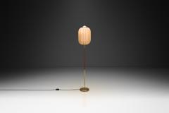 G Holman Floor Lamp with Wooden Detail by G Holman Finland 1950s - 4638081