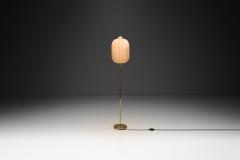G Holman Floor Lamp with Wooden Detail by G Holman Finland 1950s - 4638115