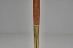 G Holman Floor Lamp with Wooden Detail by G Holman Finland 1950s - 4638578