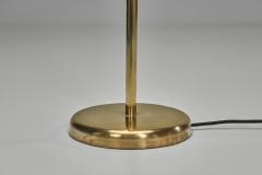 G Holman Floor Lamp with Wooden Detail by G Holman Finland 1950s - 4638579