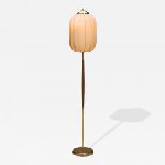 G Holman Floor Lamp with Wooden Detail by G Holman Finland 1950s - 4648631