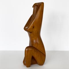 G Lynch Carved Solid Wood Nude Abstract Sculpture - 962591