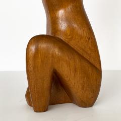G Lynch Carved Solid Wood Nude Abstract Sculpture - 962597