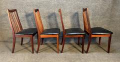G Plan Set of Four Vintage British Mid Century Modern Teak Dining Chairs by G Plan - 3497715