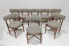 G Plan Victor Wilkins for G Plan Set of Eight Fresco Dining Chairs in Teak - 3306329