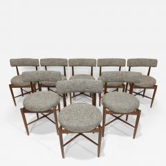 G Plan Victor Wilkins for G Plan Set of Eight Fresco Dining Chairs in Teak - 3306962