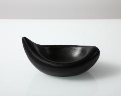 G R Marcy Black Dish France c 1950 stamped G R Marcy - 3721269