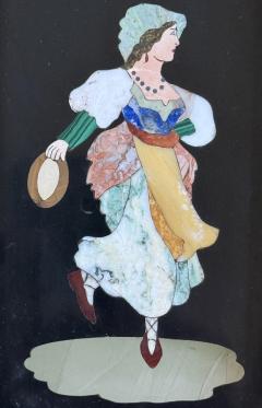 G Ugolini Pietra Dura Female Dancer  - 4797066