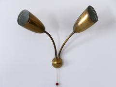 G nter Trieschmann Rare Mid Century Modern Wall Lamp or Sconce by G nter Trieschmann Germany 1950s - 4030818