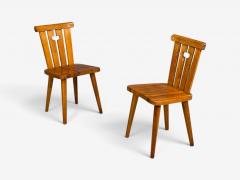 G ran Malmvall G ran Malmvall Dining Table and Six Chairs Pine Sweden 1970s - 4751418