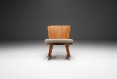 G ran Malmvall G ran Malmvall Svensk Fur Chair by Steneby Hemsl jdsf rening Sweden ca 1940s - 3460825