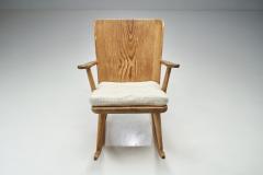 G ran Malmvall G ran Malmvall Svensk Fur Rocking Chair Sweden 1940s - 2294852