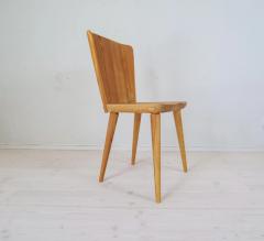 G ran Malmvall Midcentury Set of 4 Pine Sculptural Dining Chairs G ran Malmvall Sweden - 3031601