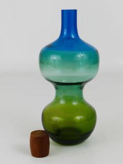 G ran W rff G ran W rff Pukeberg Colorful Tropico Carafe Glass Bottle Decanter Sweden 1960 - 4052403