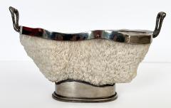 GABRIELLA BINAZZI Gabriella Binazzi Coral and Silver Bowl with Handles - 3328500