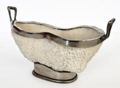 GABRIELLA BINAZZI Gabriella Binazzi Coral and Silver Bowl with Handles - 3328501