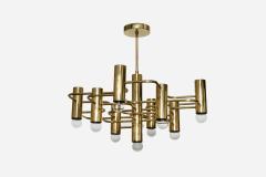 GAETANO SCOLARI Gaetano Sciolari brass chandelier - 2260359