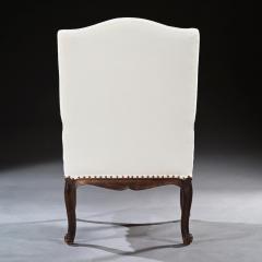 GENEROUS FRENCH 19TH CENTURY CARVED OPEN ARMCHAIR FAUTEUIL - 1840584