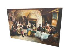 GEORGE FRANK BOBHOLZ THE PALM READER PAINTING CESARE AUGUSTE DETTI PAINTED BY GEORGE FRANK BOBHOLZ - 4535027