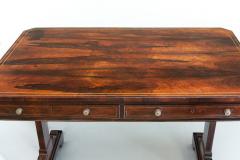 GEORGE IV ROSEWOOD LIBRARY TABLE Circa 1825 - 704892